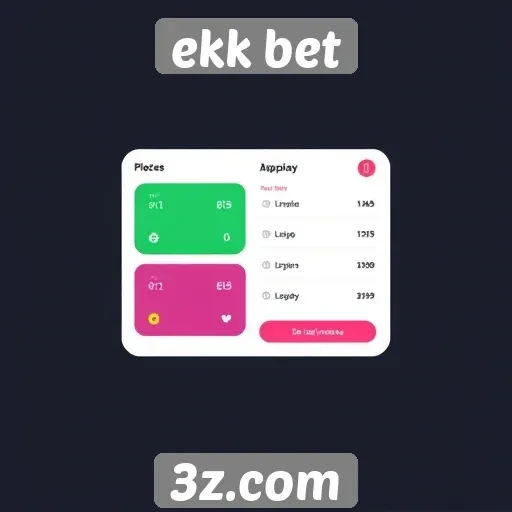 Explorando a interface do usuário do ekk bet